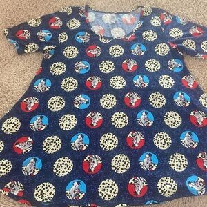 LulaRoe Cruella Deville blouse